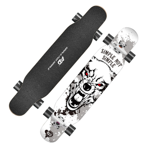 <span class=keywords><strong>Prix</strong></span> de gros 42*9 pouces 8 couches Longboard professionnel en érable russe avec roues en PU pour jeunes et adultes - Product Image 4