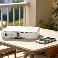 Pasokan Mini DC UPS Router Backup Power 21W untuk Modem ONU CCTV Pabrik OEM ODM Pasar Meksiko