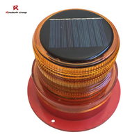 Clignotants rouges ambrés à base magnétique pour lampes solaires marines et nautiques LED d'avertissement lanterne marine/prix clignotant lumière jaune