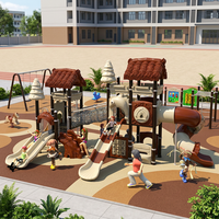 Équipement de terrain de jeux moderne pour enfants, structures de jeux commerciales industrielles de grande taille pour enfants, ensemble de structures de jeux extérieures pour maternelle