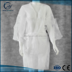 Fornitura di fabbrica monouso PP Non tessuto Kimono bagno PP materiale non tessuto kimono Kimono sanitario camice Kimono usa e getta - Product Image 5