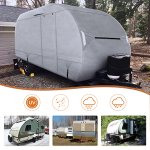 Easezone Polyester <strong>Waterproof</strong> Camper Trailer <strong>Cover</strong> UV Resistant Motorhome RV <strong>Cover</strong> - Product Image 3