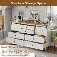 Ferme moderne OEM Console en bois MDF Buffet coulissant Commode Table commode Tiroirs Armoire de rangement Meubles de chambre à coucher de luxe