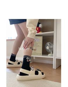 XIXITIAO femmes décontracté chat pantoufles <span class=keywords><strong>sandales</strong></span> et pantoufles plat plage dames mode 2022 été femmes pantoufle <span class=keywords><strong>sandales</strong></span> pour dames - Product Image 4