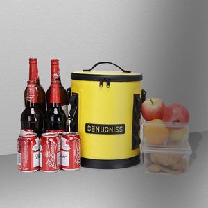 Custom Logo Portable Tpu Insulated Cooler for Outdoor Camping Fishing Picnics Durable Letter Pattern <b>Lunch</b> <b>Bag</b> Ice Storage - Product Image 1