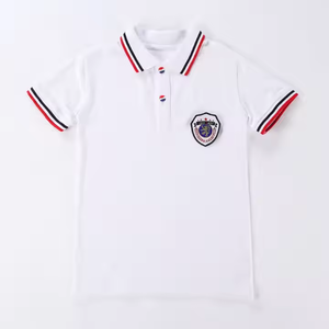 Uniforme scolaire Fabricant de vêtements Couleur personnalisée Été Respirant <span class=keywords><strong>Maternelle</strong></span> École primaire Coton Camisa Polo - Product Image 2