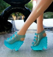 Chaussures en plastique à talons hauts pour poupée Supermodel FR, édition de collection Princess, réplique ST, version Q, échelle 1/6