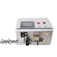 Machine de découpe, de dénudage et de pliage de câbles entièrement automatique et contrôlée par ordinateur de qualité supérieure pour le traitement des câbles rigides BVR de 0,1 à 35 mm