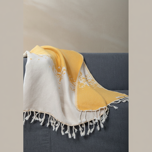 100% Cotton Handmade Designer Woven <b>Throws</b> Blankets White Wholesale Home Decor - Product Image 1