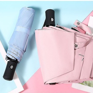 ร่มกันแดดเคลือบสีดำแบบพับได้อัตโนมัติ 3 ตอน ป้องกันรังสียูวี สไตล์สดใส ร่มพับได้ใช้ได้ทั้งแดดและฝน - Product Image 4