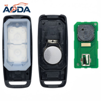 Llave de Motocicleta con Control Remoto de 2 Botones, 433MHz, Chip ID47, 35111-K1Z-U11 para Honda