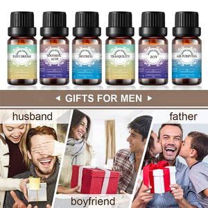 Ensemble de 6 Huiles Essentielles de Qualité Thérapeutique pour Spa, Diffusion d'Aromathérapie Douce, Coffret Cadeau pour Soulager le Stress, Améliorer le Sommeil et l'Humeur - Product Image 3