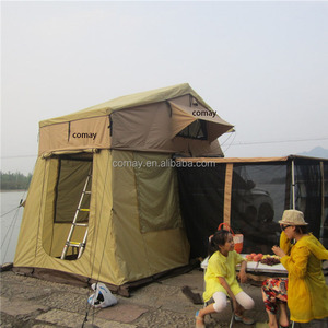 Toldo para acampar al aire libre de fábrica, tienda de campaña de techo de carcasa blanda, cama de techo de coche de lujo, cama plegable para SUV, escalera gratis para coche - Product Image 6