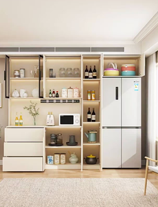 모던 미니멀리스트 멜라민 와인 캐비닛, 거실 및 유사 공간에 적합, 위안멍주 브랜드 바 가구, 바닥 설치형 - Product Image 4