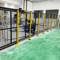 Filet d'isolation de sécurité étanche galvanisé certifié CE, clôture de sécurité pour robots, clôture de protection pour ateliers et entrepôts, construction de rail de clôture