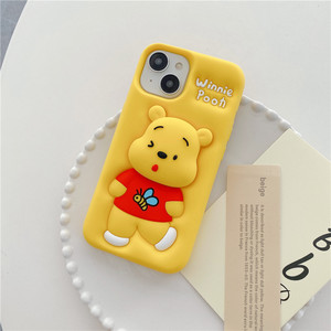 Custodie mobili protettive personalizzate 3D giallo orso cartone animato <span class=keywords><strong>Cover</strong></span> antiurto protettiva in <span class=keywords><strong>Silicone</strong></span> per <span class=keywords><strong>Iphone</strong></span> 15 Plus 16 17 <span class=keywords><strong>Pro</strong></span> Max - Product Image 5