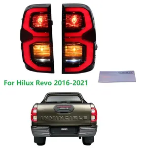 WINAUTO汽车后保险杆LED尾灯汽车尾灯，适用于丰田Hilux REVO VIGO Rocco 2016-2021