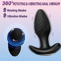 Vibrateur de massage de la prostate masculine sans fil avec contrôle par application Vibrateur anal rotatif pour jeux de couple