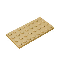Plaque plate 6x8 classique pour blocs de construction emboîtables, pièces détachées MOC personnalisées, en plastique ABS de qualité supérieure, pour jeu de construction éducatif et créatif