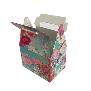 अनुकूलित दूर ले फास्ट फूड बॉक्स बर्गर Sanck सस्ते केक बॉक्स संभाल के साथ कठोर बक्से - Product Image 5