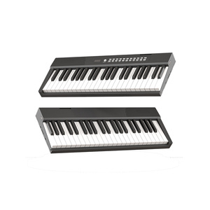 YIMO <span class=keywords><strong>Piano</strong></span> pliant magnétique <span class=keywords><strong>de</strong></span> type clavier en plastique <span class=keywords><strong>Piano</strong></span> numérique pliant Clavier standard 88 touches portable avec batterie au lithium - Product Image 3