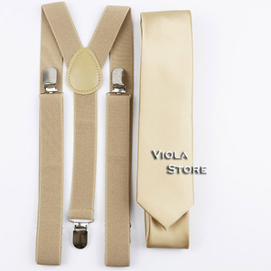 Conjuntos de <span class=keywords><strong>tirantes</strong></span> rojos para hombre, Corbata lisa de satén de 6cm Y 2,5 cm <span class=keywords><strong>con</strong></span> <span class=keywords><strong>tirantes</strong></span> en la espalda en Y, rojo, verde Y <span class=keywords><strong>Beige</strong></span>, accesorio Formal para camisa Y pantalones de uso diario - Product Image 5