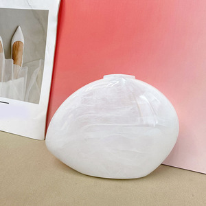 Bolso de mano personalizado de diseño de moda, bolso rígido con textura de piedra, color ámbar, bolso cruzado Tanjing - Product Image 2