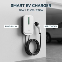 Vente directe usine OEM/ODM Borne de recharge domestique 7 kW pour véhicules électriques, Chargeur VE Plug and Play Type 2