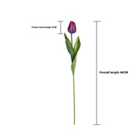 Buket Bunga Tulip Buatan untuk Dekorasi Rumah, Rangkaian Bunga Pernikahan, Hari Ibu, Hari Thanksgiving, Hari Peringatan
