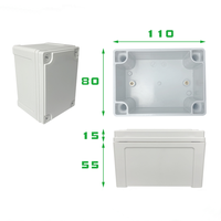 Caja de Conexiones Eléctrica de Plástico ABS para Exteriores TYCOTIU TY-8011085, Nivel de Protección IP67 para Proyectos de Instrumentos Electrónicos