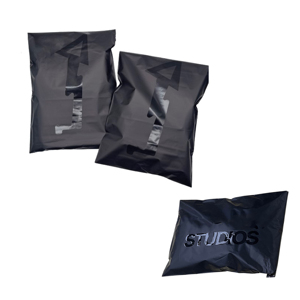Recycling High Quality Eco Friendly Custom Logo Poly Black Mailer Envelope Courier Package Bag for Clothing - Product Image 1