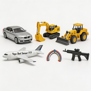 Set <span class=keywords><strong>de</strong></span> Modelos <span class=keywords><strong>de</strong></span> Vehículos <span class=keywords><strong>de</strong></span> Juguete Fundidos a Presión: Camiones Monstruo, Excavadoras <span class=keywords><strong>de</strong></span> Demolición, Montacargas, Hayabusa con Arranque, Vehículo Refrigerado Vilfire, Escala 1/64 - Product Image 4