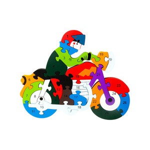 Rompecabezas de bloques de madera para niños, con animales y las 26 letras del alfabeto. Una educación temprana y - Product Image 3
