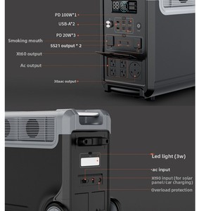 OEM110v generador solar portátil 1000W-5000W estación <span class=keywords><strong>de</strong></span> energía con 5kw para coche 2000W 2400W 3000W 4000W 220 W 1000 V W <span class=keywords><strong>aire</strong></span> <span class=keywords><strong>acondicionado</strong></span> - Product Image 5
