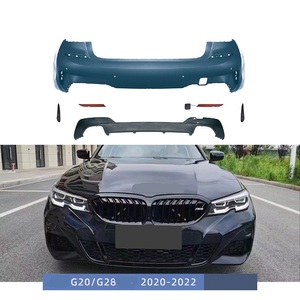 Conjunto de parachoques delantero y trasero para coche G20 G28, actualización estilo MT, kits de carrocería completa para BMW Serie 3 G20 G28 2020 2021 2022 2023 - Product Image 4