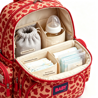 Sac à dos MGB ISO extensible pour maman, sac à langer pour bébé avec porte-gobelet, sangles de poussette, personnalisable ODM OEM 600D 900D BSCI