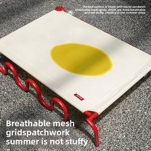 Çevre dostu büyük köpek yatağı tüm yıl soğutma kulübesi katı çizgili desen XL boyutu ile küçük köpekler için bambu <span class=keywords><strong>Pet</strong></span> çadır - Product Image 4