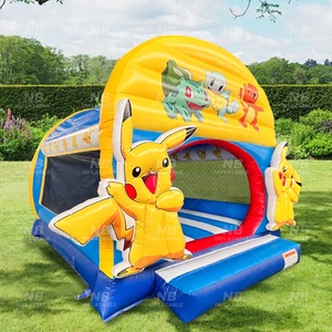 Commercial Jumping Castle Bouncer <b>Inflatable</b> House With <b>Slide</b> Cartoon Pikachu for Party <b>Inflatable</b> House PVC Cons - Product Image 5