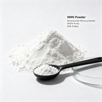Poudre de NMN en gros, 99% pure, bêta-nicotinamide mononucléotide, CAS 1094-61-7, prix de gros pour les fabricants