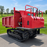 Originele fabrieks 1,5 ton rupsbandtransporter diesel hydraulische mini-rupsdumper met 1 jaar garantie