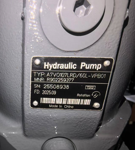 Bomba hidráulica de desplazamiento variable A7V0 A7V028 A7VO55, bomba de pistón de brazo articulado de alta presión variable A7VO55LRDH1/63L-NZB01 - Product Image 5
