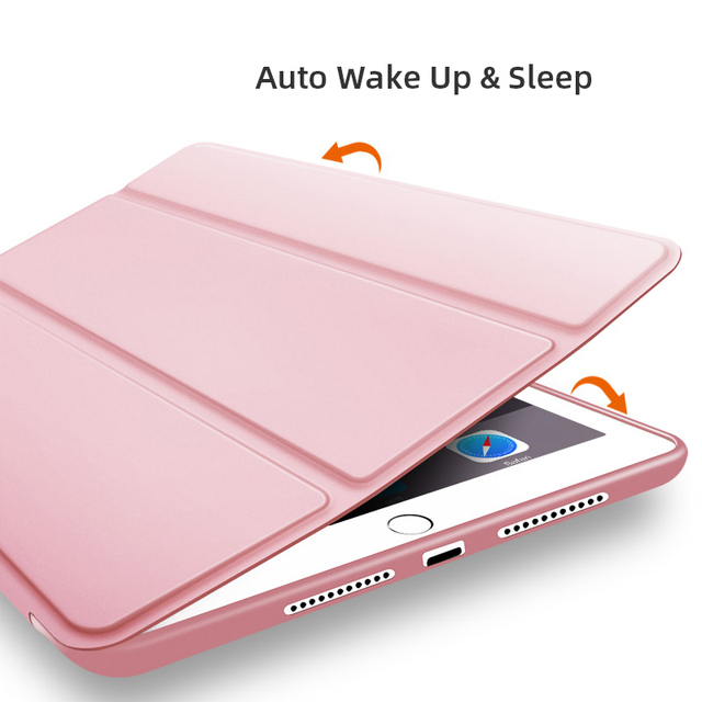 iPad Mini 5th Gen Leather Protective Case with Foldable Tablet Stand & Multi-position Stand Kid Proof Cheap