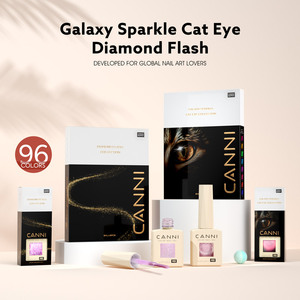 <span class=keywords><strong>CANNI</strong></span> Serie Ojo de Gato, Uñas Acrílicas, 96 Colores, 9ml, Esmalte de Uñas en Gel UV, Serie Flash, Serie Glitter, Esmalte de Gel, Barniz para Salón de Uñas - Product Image 6