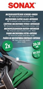 Paños de microfibra para vidrio e interiores, los más vendidos, en exhibidor de mostrador, 2 piezas, empaque listo para venta minorista - Product Image 5