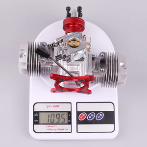 RCGF 40cc T 40CC Twin Cylinder Petrol/<b>Gasoline</b> Engine Dual Cylinder With Muffler/Ignition/Spark Plug for RC Model DIY Airplane - Product Image 5