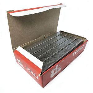 Agrafes Changli 1004J, diamètre 0,9 mm, longueur de la jambe 4 mm, en acier en forme de U, boîte de 5000 pièces - Product Image 5