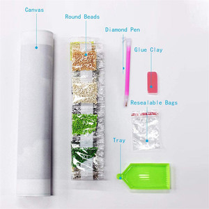 Carré bricolage petit artisanat points peinture outils <span class=keywords><strong>art</strong></span> perceuse complète chat coloré 5d diamant peinture pour la décoration de la maison - Product Image 4