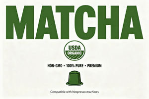 แคปซูลชาผงมัทฉะออร์แกนิก เนสเพรสโซ ได้รับการรับรอง USDA ออร์แกนิก ปราศจาก GMO ชาเขียวบริสุทธิ์ 100% ชาสำเร็จรูปแบบแคปซูล - Product Image 4