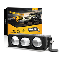 Lumière de calandre LED avec 3 lentilles pour voitures, camions, SUV, design fin, parfait pour la calandre avant, le pare-chocs