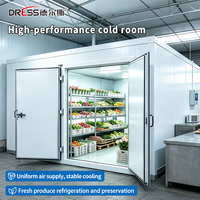 Kit de chambre froide, chambre froide modulaire, grande unité de réfrigération à évaporateur pour restaurant et supermarché